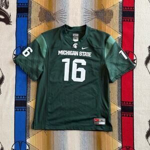 Michigan State University Spartans Nike Team Football Jersey Size Youth XL